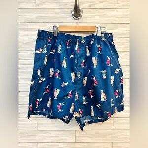 Old Navy Men's Blue Winter Dog Print - Large Boxers